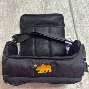 Cali Crusher 100% Smell Proof Duffle Bag w/Combo Lock Gold Brand New